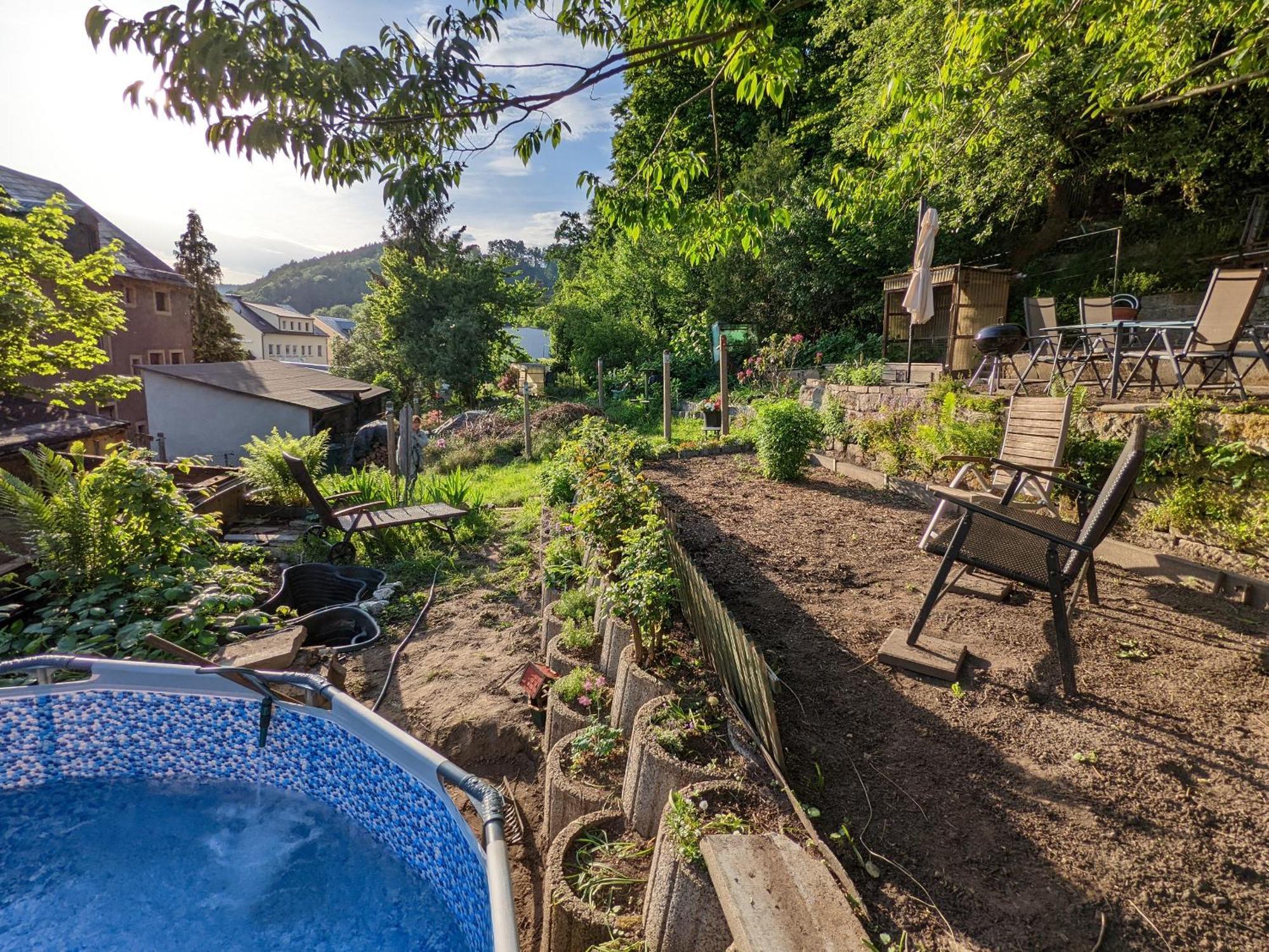R3 - Urlaubsmagie - Helle Wohnung Mit Garten & Pool Rathmannsdorf Bagian luar foto