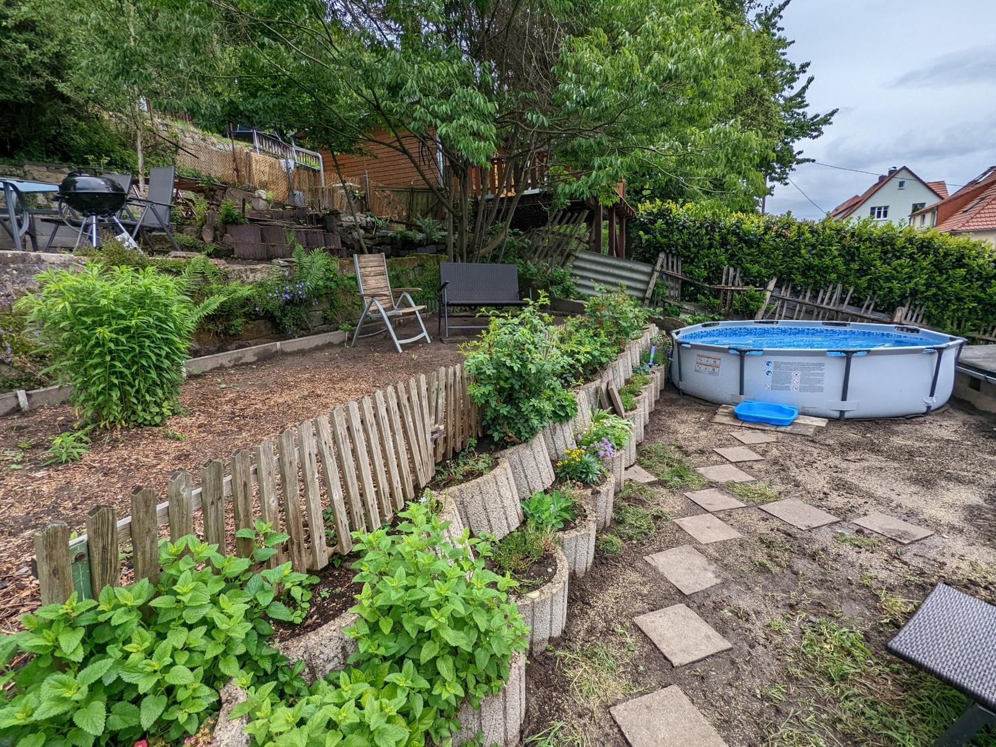 R3 - Urlaubsmagie - Helle Wohnung Mit Garten & Pool Rathmannsdorf Bagian luar foto